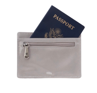 Euro Slide Card Case, Polished Leather