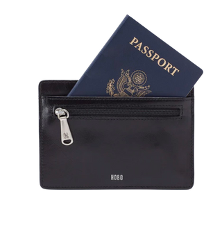 Euro Slide Card Case, Polished Leather