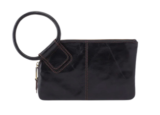 Sable Wristlet, Polished Leather