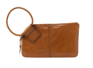 Sable Wristlet, Polished Leather