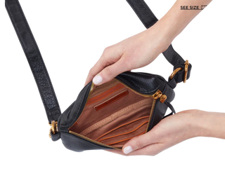 Fern Belt Bag, Pebbled Leather