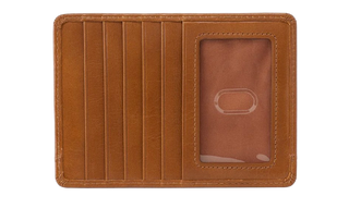 Euro Slide Card Case, Polished Leather