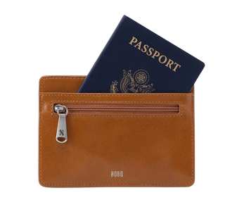 Euro Slide Card Case, Polished Leather