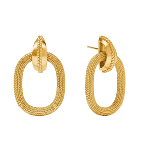 Cheval Doorknocker Earring, Gold