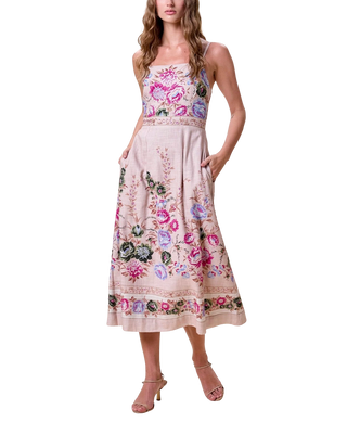 Trina Ankle Dress, Silva Print