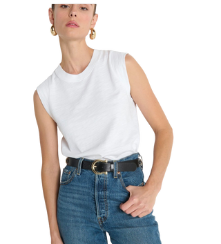 Patti Muscle Tank, Optic White