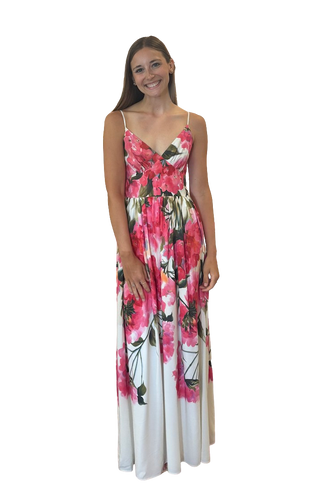 Kamila 2 Dress, Pink/Cream Multi