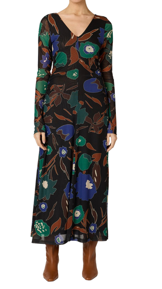 Halsey Ankle Dress, Mariposa Print