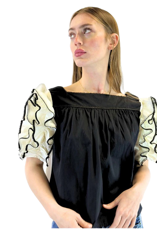 Top, White/Black