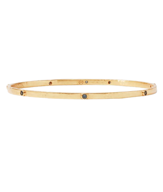 Crescent Stone Bangle