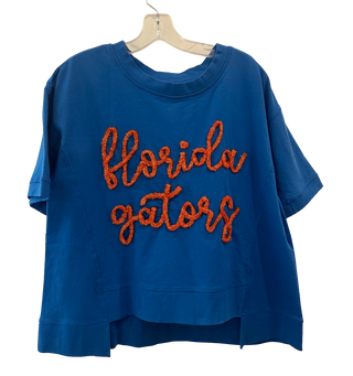 Glitter Script Boxy Tee, Florida