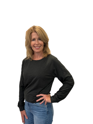 Boatneck Slouchy Raglan L/S, Evergreen