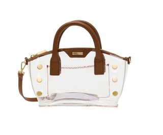 Paula Clear - Mahogany Pebble/Brushed Gold