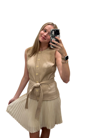 Emory Dress, Ecru