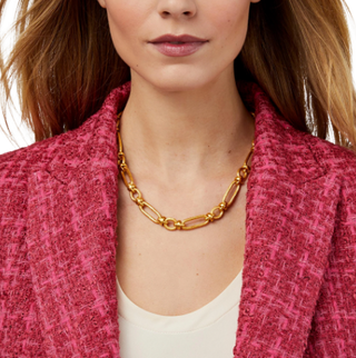 Ivy Link Necklace - Gold