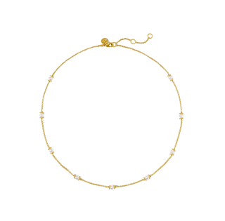 Hydra Delicate Station Necklace, OS
