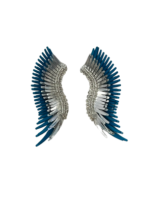 Midi Madeline Earrings, Aqua
