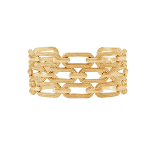 Cheval Paperclip Cuff, Gold
