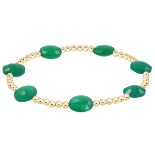 Extends Admire Gemstone Gold 3mm Bead Bracelet