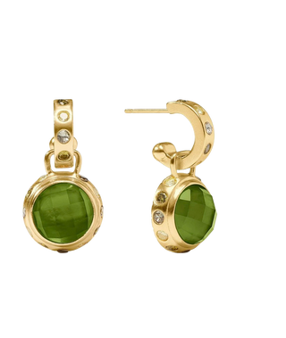 Rainbow Duo Hoop & Charm Earring