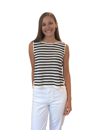 TF197 Veneto Tank, Ivory/Navy