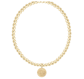 eCOLLEGIATE Clasic Gold 3mm Bracelet, Florida