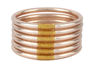 Champagne All Weather Bangles-Serenity Prayer