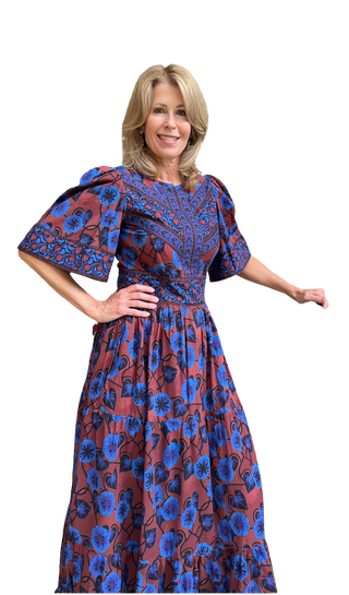 Karishma Dress, Midnight Bloom