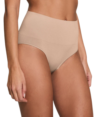Spanxshape® Extraordinary Supima® Cotton Brief, Toasted Oatmeal