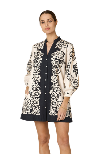 Lilian Mini Dress, Botanico Print