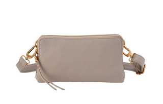 Fern Slim Belt Bag, Pebbled Leather
