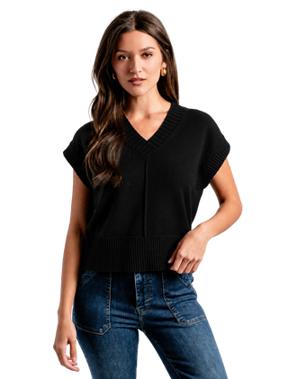 G1220 Gwyneth Vest, Black