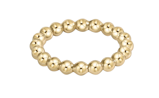 Classic Gold 3mm Bead Ring