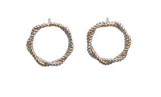 ST-46 Double Twist Circle Studs