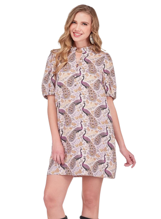 Buttons Chemise Dress, Imperial Plume