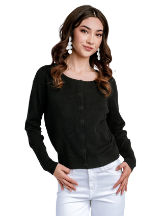 KH786 Peggy Cardigan, Black