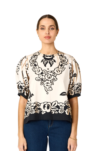 Kinsley Blouse, Botanico Print