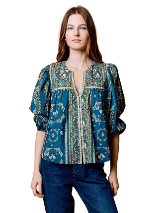 Imogen Top, Fioren Print