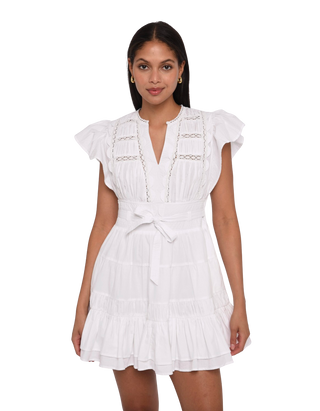 Madelyn Mini Dress, Bright White