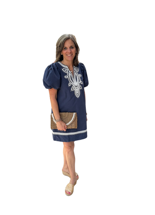 Dress, Navy