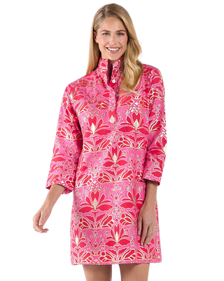 Helen Dress, Imperial Garden Peony/Gold