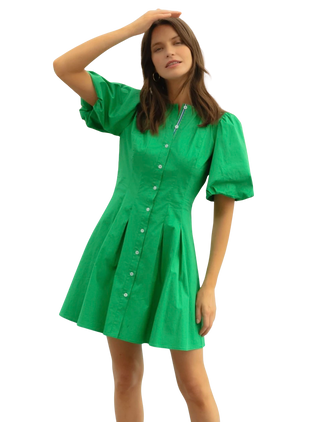 Angie Dress, Spring Green
