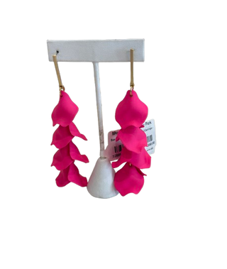 Bar Post w/ Hyacinth 4 Petal Earrings