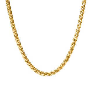 Cobblestone Link Necklace - Gold