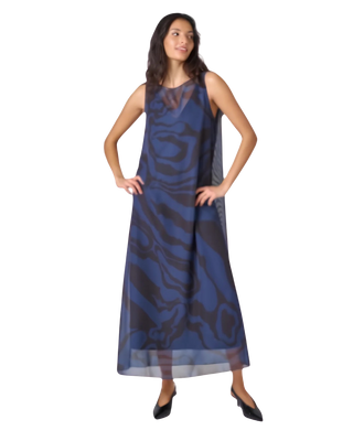 Juliet Dress, Ink Wave