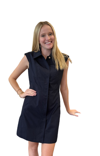 Cris Slvles Dress, Navy