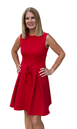 Hattie Dress, Cherry