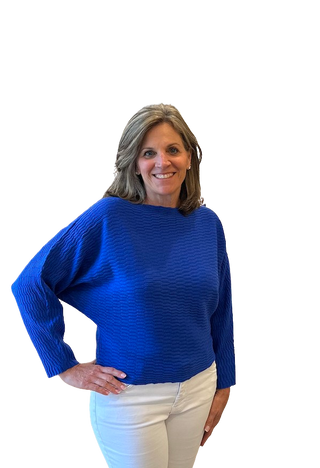 Monet Sweater, Blue Victoire