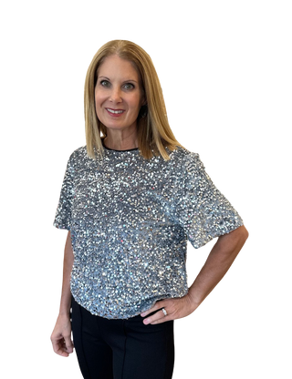 Top Sequins, Silver