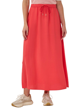 Long Skirt Slub, Chili Red